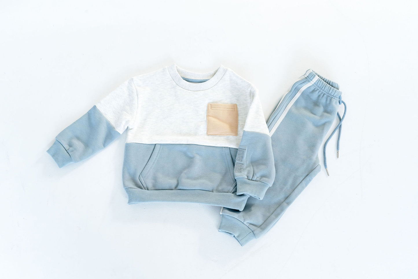 Grayson Crew Blue/Grey Boy Sweater